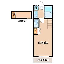 ギャレット21 202 ｜ 千葉県船橋市習志野台8丁目（賃貸アパート1K・2階・18.64㎡） その2