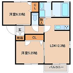 物件の間取り