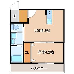 山武市成東新築アパート(仮) 1LDKの間取図画像