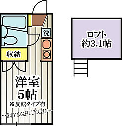 間取図画像 ワンルーム