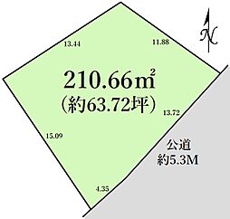 物件画像 入間市扇町屋 東南道路 約63坪