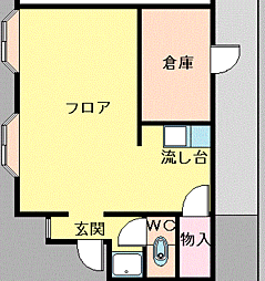 第2コーポ清水の間取図画像