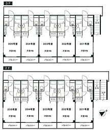 サンセール戸塚4 ワンルームの間取図画像