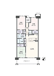 間取図画像 3LDK