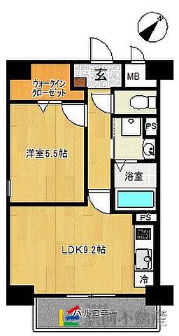 ホームズ でお部屋探し 福岡県久留米市小頭町 1ldk 賃料6 5万円 5階 39 15 賃貸マンション住宅情報 物件番号 取扱い不動産会社 株式会社駅前不動産 西鉄久留米店