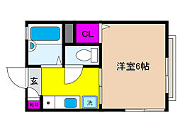 Uハイツ 2階/-