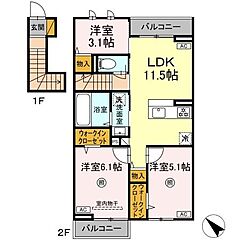 物件の間取り