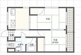 シャトー東洋  ｜ 兵庫県姫路市五軒邸４丁目（賃貸マンション2DK・6階・38.88㎡） その2