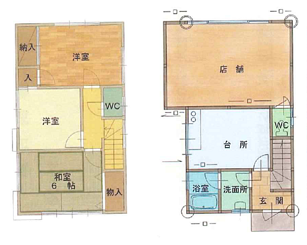 間取りを拡大表示