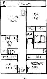 ロワイヤル守屋 2階