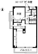 スイートプラザ白壁 301 ｜ 愛知県名古屋市東区白壁２丁目（賃貸マンション1LDK・3階・60.98㎡） その2