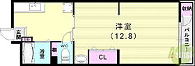 平野マンション 505 ｜ 兵庫県神戸市兵庫区上三条町9-22（賃貸マンション1DK・4階・40.40㎡） その2