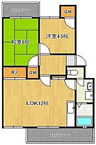 富士見サンハイツ  ｜ 福岡県北九州市小倉南区富士見2丁目（賃貸マンション2LDK・4階・53.70㎡） その2