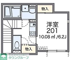 レオネクストハッピネスIII 1階1Kの間取り