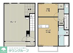 Avenir(アベニール) 1階1LDKの間取り