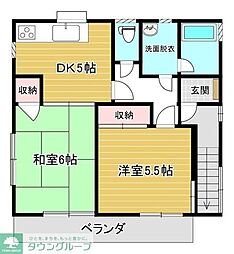間取図画像 2DK