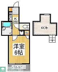 間取図画像 1K