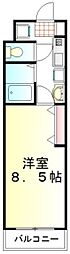アトーレ上福岡マンション 1Kの間取図画像
