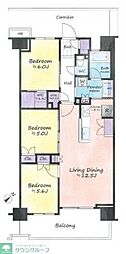 ルピアグランデみずほ台 3LDKの間取図画像