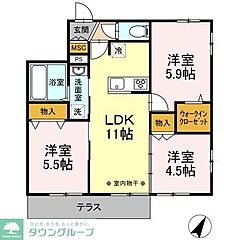 物件の間取り