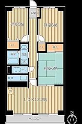 パークフィールド志木 3LDKの間取図画像
