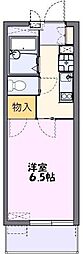 レオパレスグランドール 1Kの間取図画像
