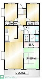 みずほ台センチュリーキャニオン 3LDKの間取図画像