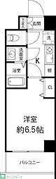 グランドゥールふじみ野 1Kの間取図画像