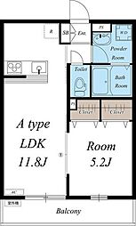 リブリ・ノトス 1LDKの間取図画像