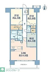 アドグランデ朝霞台ブライトステージ 3LDKの間取図画像