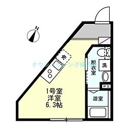 間取図画像 ワンルーム