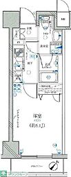 グリフィン横浜・グランビスタ 6階1Kの間取り