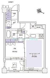 KDXレジデンス横濱紅葉坂 3LDKの間取図画像