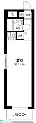 グローリア初穂横浜 ワンルームの間取図画像