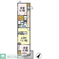 物件の間取り