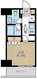 CityLuxTobe 1Kの間取図画像