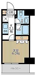CityLuxTobe 1Kの間取図画像