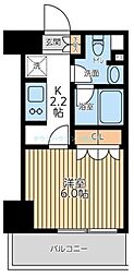 CityLuxTobe 1Kの間取図画像