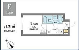 ＬＥＧＡＬＡＮＤ荻窪ＡＮＮＥＸ 4階1Kの間取り