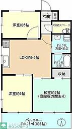 サンシャインフォーレスト 3LDKの間取図画像