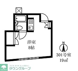 GRAN高円寺 ワンルームの間取図画像