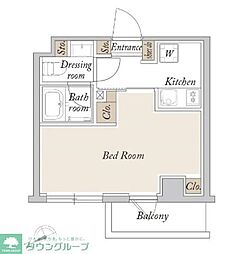 オルサス新江古田 1Kの間取図画像
