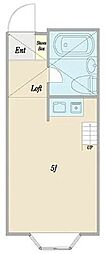 セラヴィ東小金井 ワンルームの間取図画像