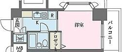 ウインベルソロ国分寺1 ワンルームの間取図画像