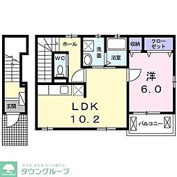 ガーディアンプレイス 1LDKの間取図画像