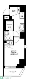 GRANSITE NAKAMEGURO 1Kの間取図画像