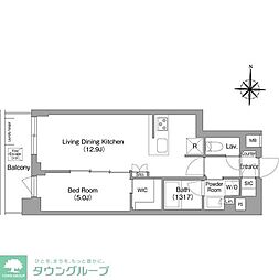 間取図画像 1LDK