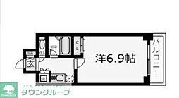 パレステュディオ新宿都庁前 1Kの間取図画像