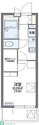 レオパレスプランタン 1Kの間取図画像