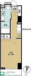フィールA渋谷 1Kの間取図画像